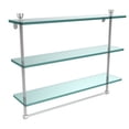 thumbnail image 2 of Foxtrot Collection 22 Inch Triple Tiered Glass Shelf with Integrated Towel Bar - FT-5/22TB-PC, 2 of 2