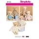 thumbnail image 1 of Simplicity 8155 Haz tu propio osito de peluche con accesorios y patrón de costura de ropa, 6 piezas, 1 of 5