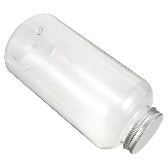 Supvox Multi-Purpose Juice Bottle Transparent Pet for Travel and Work Easy to Observe