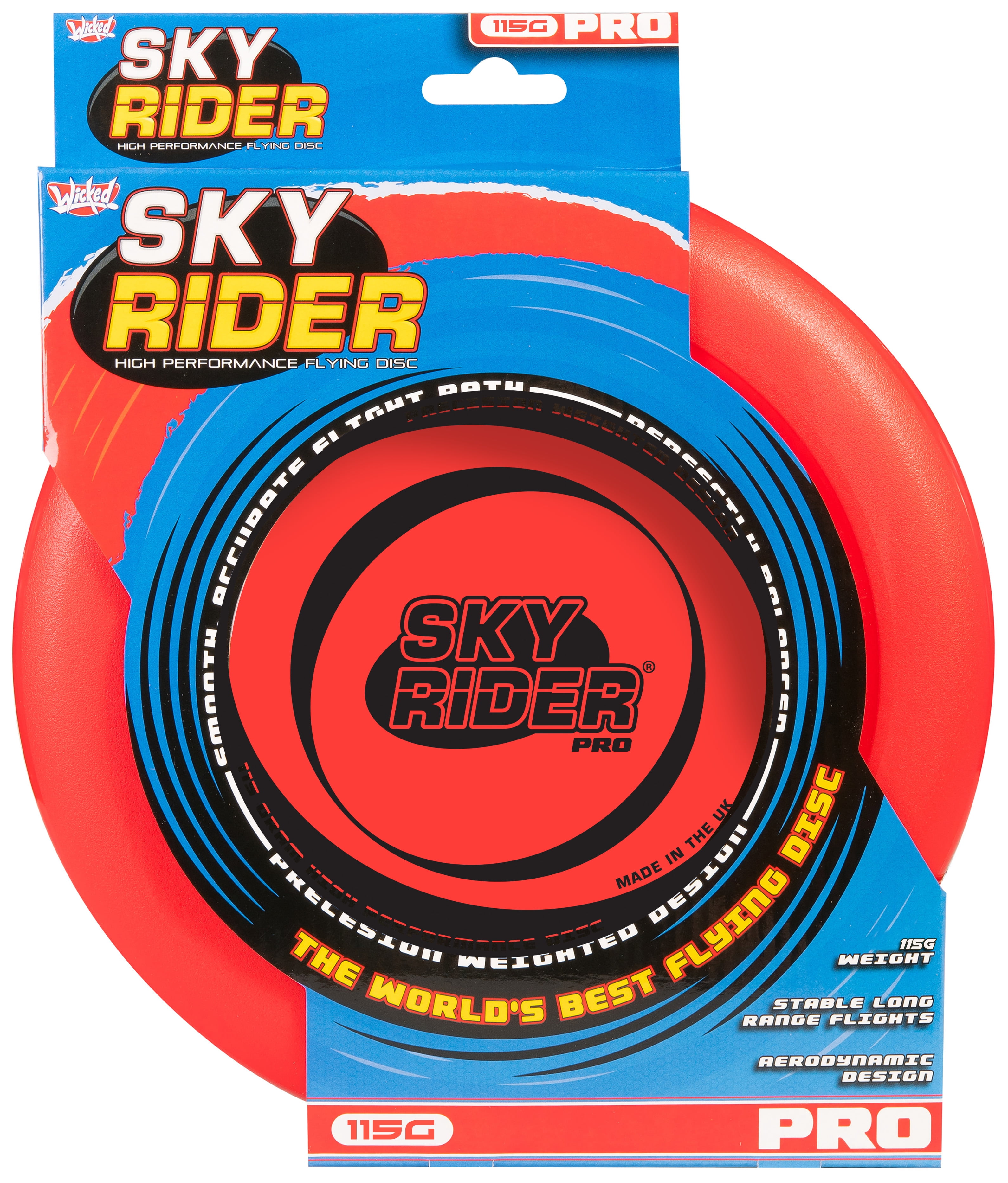 Wicked Skyrider Pro - High Performance Flying Disc.  125G Weighted