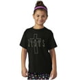 thumbnail image 4 of Religious Christian Faith Jesus Cross Crewneck T Shirts Boy Girl Teen Brisco Brands S, 4 of 5