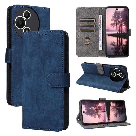 Case for Tcl 60 Se Nxtpaper 5g Rfid Blocking Flip Folio Wallet Card Slots Cover Magnetic Closure Pu Leather