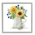 thumbnail image 4 of Stupell Industries Vivid Summer Blooms Rustic Country Jug Vase Graphic Art Gray Framed Art Print Wall Art, Design by Livi Finn, 4 of 5