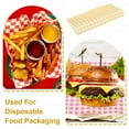 thumbnail image 5 of Uxcell Wax Paper Sheets for Food Grease Resistant Sandwich Wrapping Paper Checkered Yellow White 7.09'' x 7.09'', 5 of 7