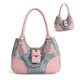 thumbnail image 2 of Bolso de hombro rosa de gran capacidad, bolso de mujer sencillo y moderno, bolso de mensajero para citas en el trabajo diario, 2 of 8