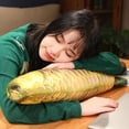 thumbnail image 4 of 30-100cm lindo 13 estilos simulación oro Arowana juguete de peluche Animal relleno pez almohada pez dorado almohada regalo para niños niñas, 4 of 5