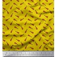 thumbnail image 1 of Soimoi Cotton Cambric Fabric Guitar Musical Instrument Fabric Prints by Yard 42 Inch Wide, 1 of 1