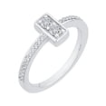 thumbnail image 2 of KATARINA 1/3 cttw Prong set Diamond Fashion Ring in 14K White Gold, 2 of 4