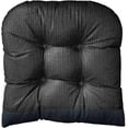 thumbnail image 2 of Klear Vu Gripper Overstuffed Universal Non-Slip Dining Chair Cushions for Kitchen Decor or Office Use, U-Shaped Skid-Proof Seat Pad, 17x17 Inches, 2 Count, Indigo, 2 of 5