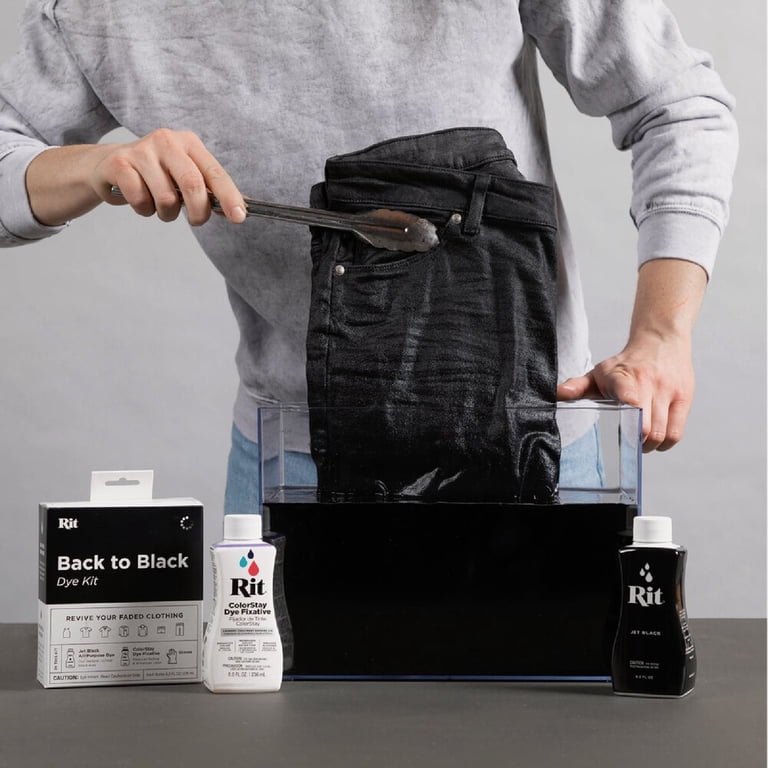 Rit Back to Black Fabric Dye Kit, All-Purpose Dye photo 5