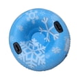 thumbnail image 4 of IFANLANDOR Blue PVC Inflatable Snow Tube for Outdoor Fun Easy to Store and Carry 1Pc, 4 of 8