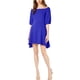 thumbnail image 1 of Vestido bar III ajustado y acampanado para mujer azul 12, 1 of 1