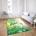 thumbnail image 4 of Scottish Fold Hello Spring Time Flower Floral Nature Indoor Rug Cat Lover Kitten Owner Gifts Carpet Living Bed Room Sofa Home Decor - 02031, 4 of 5