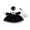Black, variant on 90s Fashion Porch Goose Outfit Set for 23 Inches, 5 Pcs Black Lawn Goose Costume with Skirt Dress Hat Bag Sunglasses Necklace for Outdoor Lawn Ornament Garden Yard Patio