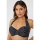 thumbnail image 3 of Gorgeous - Top de Bikini Lunares para Mujer (Monocromático), 3 of 4