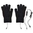 thumbnail image 1 of 1 Pair Electric Gloves USB Heating Knitted Full Finger Winter Thermal Electric Heating Gloves for Daily Wear, 1 of 2