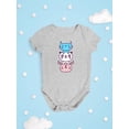 thumbnail image 3 of Kawaii Cat Panda And Deer Stack  Bodysuit Infant -Image by Shutterstock,  18 Months, 3 of 4