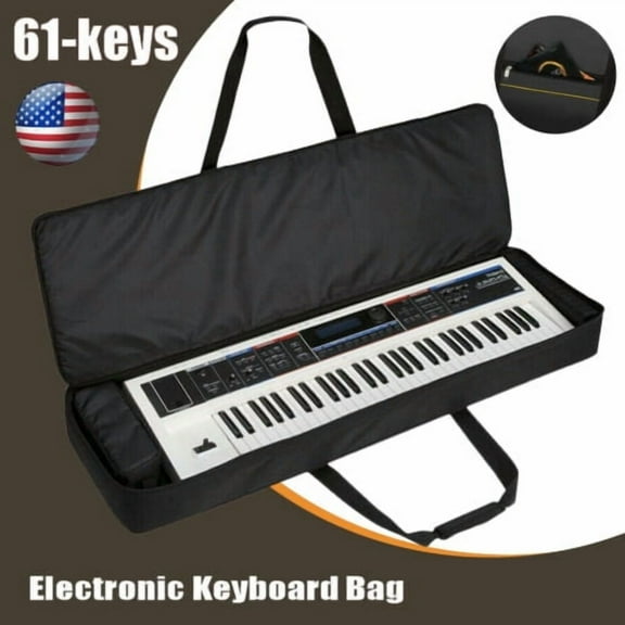 WinHolder 61Key Keyboard Electric Piano Padded Case Gig Bag For Casio Yamaha Carrying Case