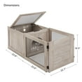 thumbnail image 6 of Unipaws 3 in 1 Mutil Purpose Cat Birthing Nesting Box, Cat House and Playpen, 6 of 7