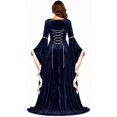 thumbnail image 3 of Renaissance Costumes for Women Dress, Medieval Costume Womens Halloween Dress for Renaissance Festivals and Fairs, 3 of 6