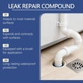 thumbnail image 3 of Leak Repair Waterproof Sealant,Instant Waterproof Sealant Long Lasting Coating,Leak Repair Cream ,Fast Drying Clear WaterproofSealant Liquid,Canned Filler Cream for Gutter,Repairs Roof(brown), 3 of 6