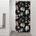 thumbnail image 3 of Waterproof Pioneer Shower Curtain 36x72 Inch Polyester Unique Colorful Floral Shower Curtain for Bathroom Hotel Home Decor with 7 Plastic Hooks, 3 of 5