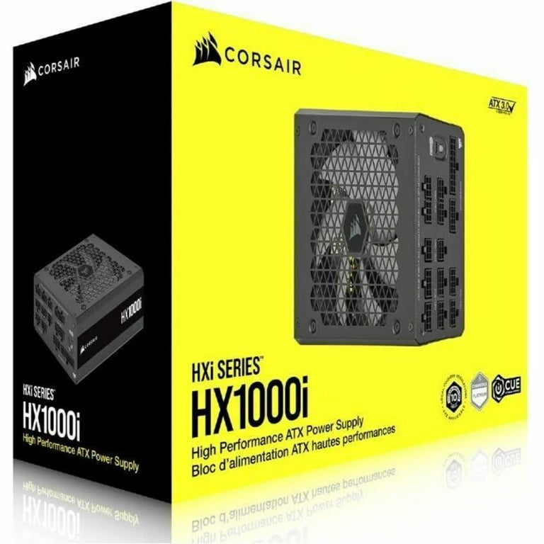 CORSAIR HX1000i ATX Power Supply - Ultra-Low Noise, Fully Modular