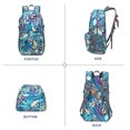 thumbnail image 3 of Muyoka Mochila plegable liviana de 35L Mochila plegable impermeable Mochila de senderismo Mochila para caminar con diseño reflectante seguro para acampar al aire libre Viajar Ciclismo Senderismo Muyoka Hogar, 3 of 7