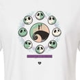 thumbnail image 3 of The Nightmare Before Christmas - Forever and Always - Juniors Cropped Cotton Blend T-Shirt, 3 of 5
