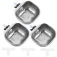 thumbnail image 7 of Niceauty Rabbit Water Feeder Stainless Steel 3Pcs 4.5In, 7 of 7