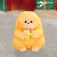 thumbnail image 7 of Msgweeeg Cute Stuffed Animals Plushs Toys 23CM Simulated Golden Toy Eating Bananas for Boys and Girls Holiday Birthday Gifts Pranks Funny Toys Soothing Sleep Gifts for Teen Girls, 7 of 7
