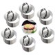thumbnail image 3 of Anillo de mousse ONEDONE Tortenring Edelstahl Kuchenform mit Schieber, 8 cm Durchmesser, 6 Stück (Runde) Ormromra MZQ-0844, 3 of 8
