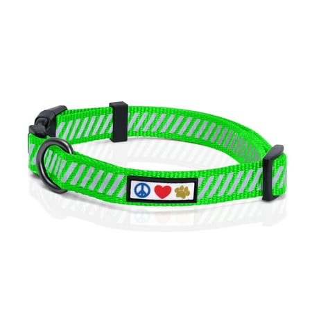 UPC: 0735255518504 | Pawtitas Reflective Dog Collar for Dog and Puppies Extra Small and Small Puppies – Green S Collar