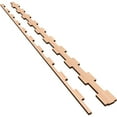 thumbnail image 6 of Ekena Millwork 47"H x 3/8"T Midland Adjustable Wood Decorative Slat Wall Panel Kit, Hickory (contains 29 Slats + 1 Straight Edge Starter Slat), 6 of 16