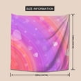 thumbnail image 5 of YFYANG Rainbow Romantic Love Tapestry, Bedroom Dormitory Living Room Decoration Tapestrys Wall Hanging , 59 x 59 in, 5 of 9