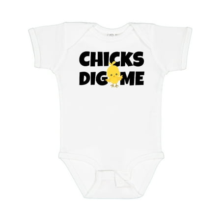 

Inktastic Chicks Dig Me Gift Baby Boy Bodysuit