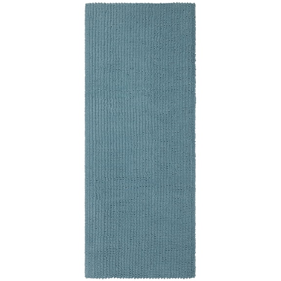 Mohawk Home Homespun Plush Fade/Stain Resistant Non-Slip Machine Washable Bath Rug, Glacier, 2' x 5'