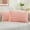 Blush Pink, variant on Faux Fur Spring Throw Pillow Covers 18x18 Set of 2 Decorative Soft Plush Striped Neutral Couch Pillow Covers with Velvet Back for Sofa Bed Living Room Home Valentines, Hot Pink