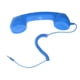 thumbnail image 1 of Auricular con conector de audio retro universal de 3,5 mm para PC, portátiles, tabletas Android y más. Azul, 1 of 9