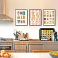 thumbnail image 2 of Cute Funny Kitchen Wall Art, Fashion Breakfast Food Avocado Toast Canvas Prints Poster, Vintage Simple Sardines Watercolor Picture for Dining Room Kids Room Wall Decor（Only canvas）, 2 of 6