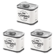 thumbnail image 1 of Frijol hermético 150g latas contenedor frescura preservación café blanco, 1 of 3
