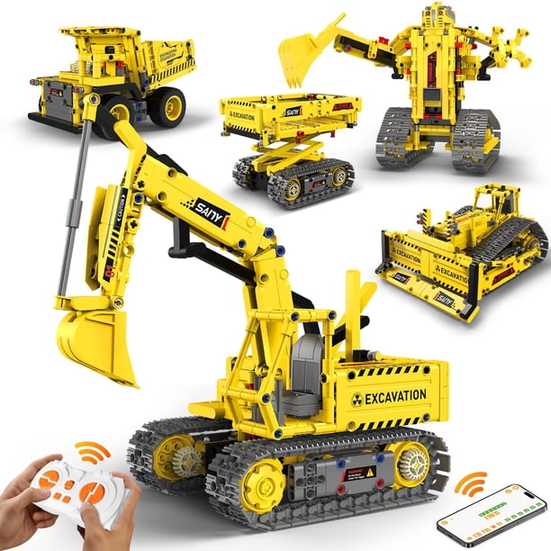 Kit de construcción de robots HBUDS 5 en 1 con aplicación y control remoto 8-14