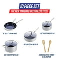 thumbnail image 6 of Blue Diamond HD Stainless Steel Clad Pro 10-Piece Set, 6 of 9