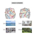 thumbnail image 6 of KLL Abstract Marble Texture Winter Fall Beanie Knit Hats for Men & Women - Warm & Soft Stylish Toboggan Caps for Cold Weather, 6 of 6