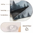 thumbnail image 6 of 5'x8' Area Rugs, Grey Orange Indoor Outdoor Area Rug for Living Room Bedroom, Modern Abstract Art Mountain Forest Washable Bathroom Rugs Kitchen Floor Carpet Mats Home Decor Aesthetic, 6 of 8