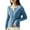 Blue, variant on Cardigan Sweaters for Women Short Outside with Loose Long Sleeved Round Neck Sweater Knit Sweater Solid Color Cardigan Coat Blouse Woman Womens Sweaters Beige L