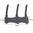 thumbnail image 3 of Leather Archery Arm Protector Guard For Men Cowhide Bow Shooting Arm Armband 3 Straps Shoot Black Arm Guard Hunting Univers J4B3, 3 of 5