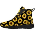 thumbnail image 3 of Aidianart Womens Sunflower High Top Shoes High Top Sneakers Size 11, 3 of 5