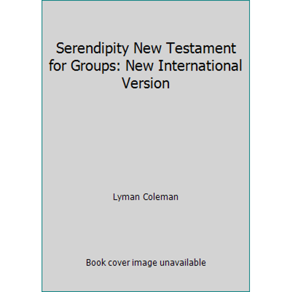 Pre-Owned Serendipity New Testament for Groups: New International Version (Paperback) 0809132605 9780809132607