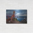 thumbnail image 3 of Luxe Metal Art 'Crater Lake Sunset Light - Crater Lake National Park' by Darren White, Metal Wall Art, 36"x24", 3 of 7